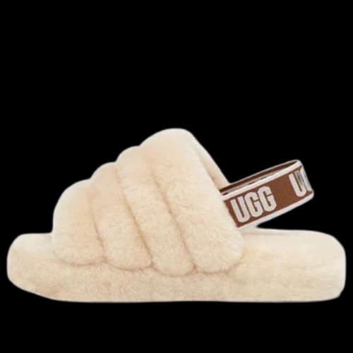 (PS) UGG Fluff Yeah Slide 'Natural'