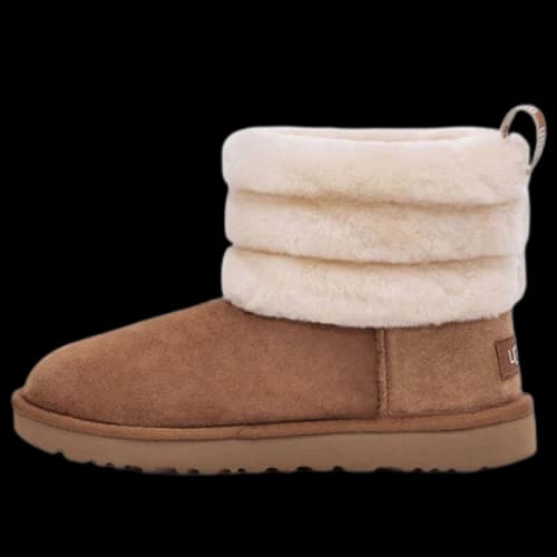 UGG Classic Mini Fluff Quilted Boot 'Chestnut Brown' (Women's)