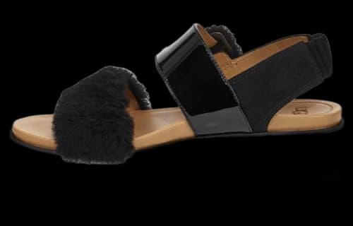 UGG Le Fluff 'Black White' (Women's)