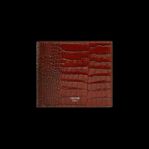 CELINE Bifold Wallet With Coin Compartment 'Brown'
