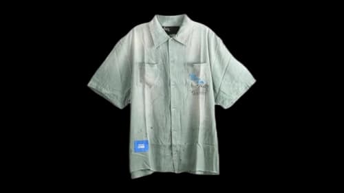 Paly Hollywood Alta Cienega Button Down Shirt Blue