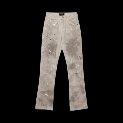 Enfants Riches Déprimés Flare Jeans 'Paint White'