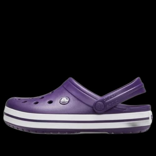 Crocs Crocband Clogs 'Purple White'