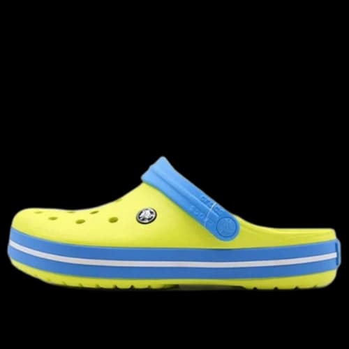 Crocs Crocband Clogs 'Yellow Blue'