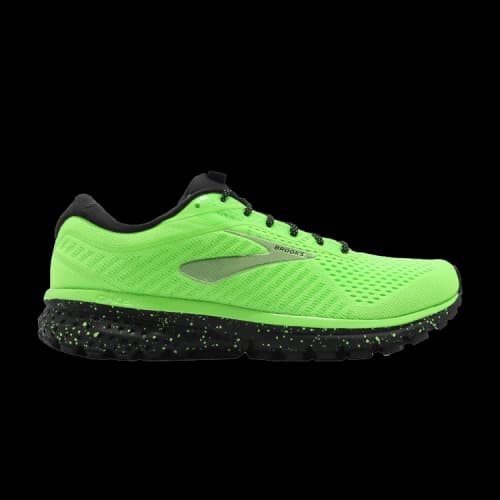 Pac-Man x Brooks Ghost 12 'Green Black'