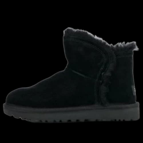 UGG Classic Mini Fluff High-low Boot 'Black' (Women's)