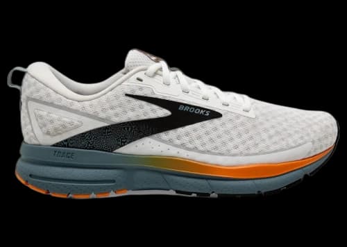 Brooks Trace 3 White Orange Goblin Blue