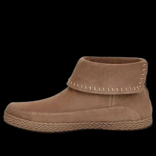 UGG Kavar Varney Fleece Lined Snow Boots Dark Brown (Women's)