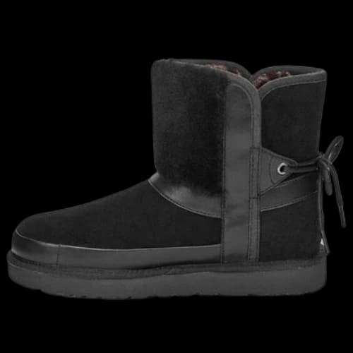 UGG Classic Leopard Lined Bow 'Black' (Women's)