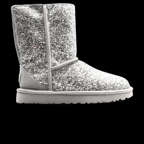 UGG Classic Short 'Cosmos Glitter - Silver' (Women's)