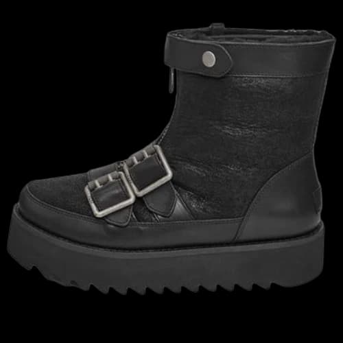 UGG Moto Punk Mini Boots 'Black' (Women's)