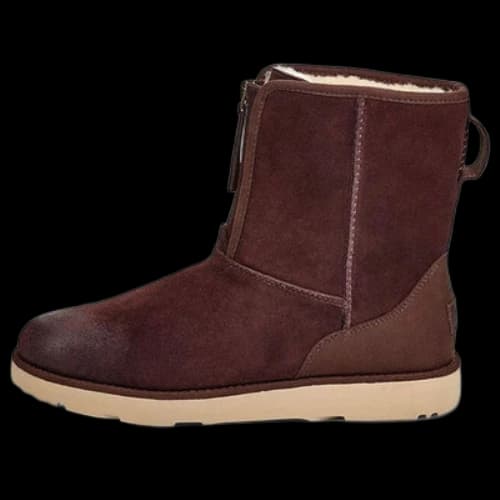 UGG Classic Short Front Zip Boot 'Stout Brown'