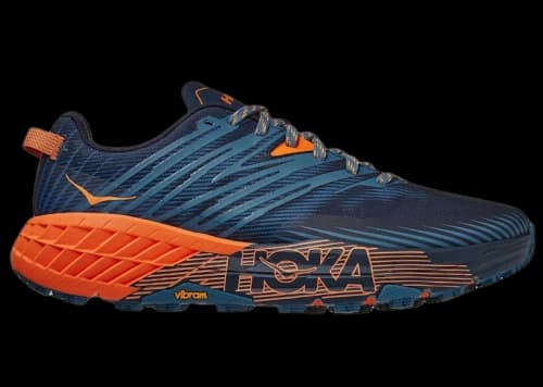 Hoka One One Speedgoat 4 Real Teal Persimmon Orange