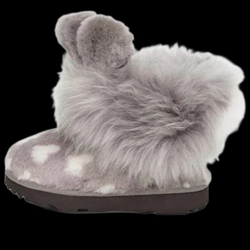 (PS) UGG Classic Mini II Fleece Lined Gray