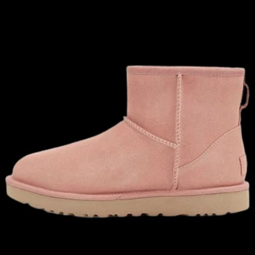 UGG Classic Mini UGG Rubber Logo 'Pink' (Women's)