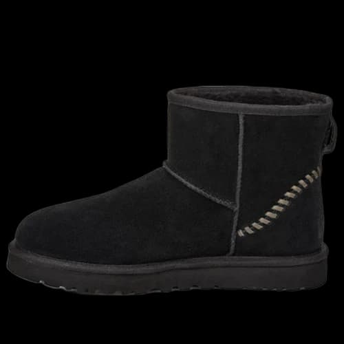 UGG Classic Mini Deco Suede 'Black'