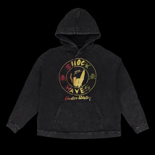 Who Decides War Shock Waves Pullover Hoodie 'Black'