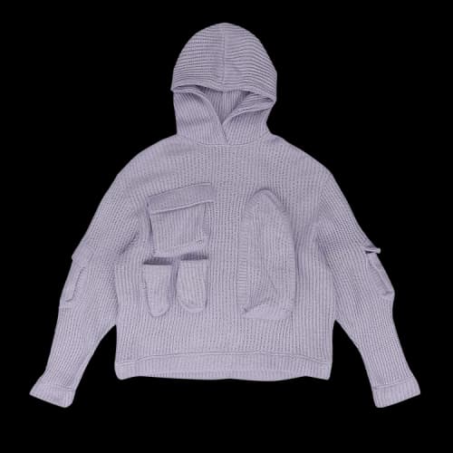 Who Decides War Multi Pocket Sweatshirt 'Violet'