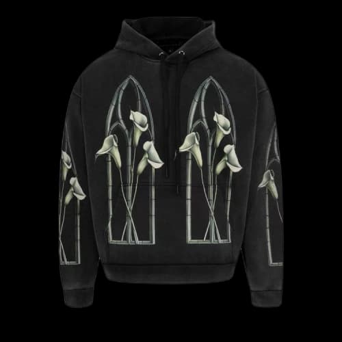 Who Decides War Calla Window Hooded Pullover 'Coal'