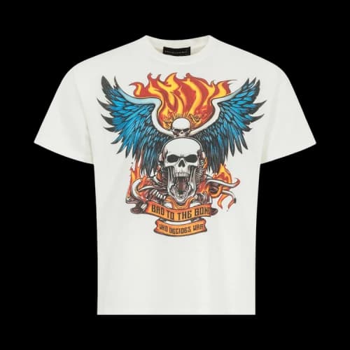 Who Decides War Bad To Bone Jersey Tee 'Cloud'