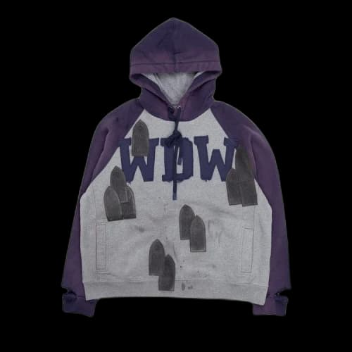 Who Decides War Faded WDW Pullover Hoodie 'Vintage Grey'