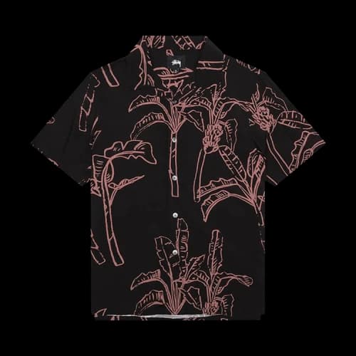 Stussy Banana Tree Shirt 'Black'