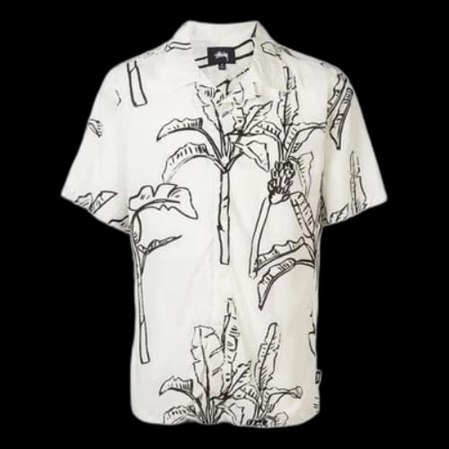 Stussy Off-White Banana Tree Shirt 'White'