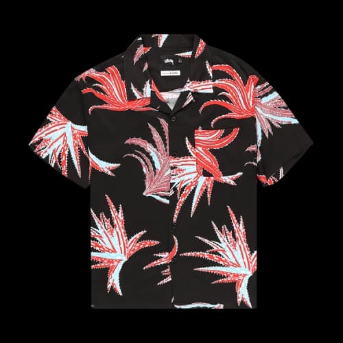 Stussy Cactus Rayon Shirt 'Black'