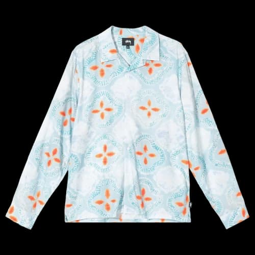 Stussy Sonoma Dye Pattern Shirt 'Blue'