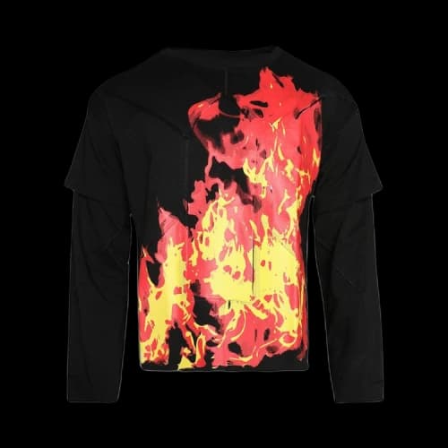 Who Decides War Flame Long-Sleeve 'Coal'