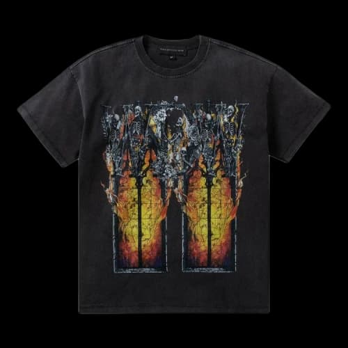 Who Decides War Ember Chapel Short-Sleeve T-Shirt 'Coal'