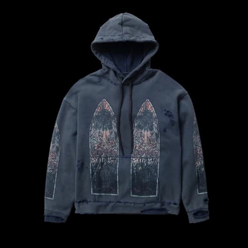 Who Decides War Faded Hooded Pullover 'Indigo'