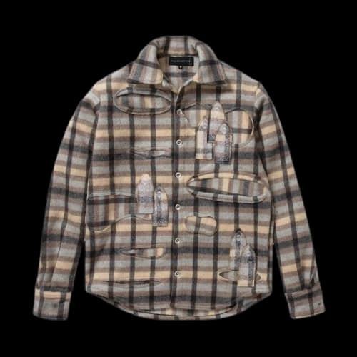Who Decides War Heavy Duty Flannel Shirt 'Tan'