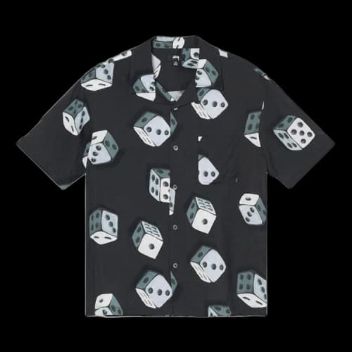Stussy Dice Pattern Shirt 'Black'