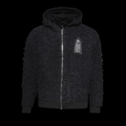 Who Decides War Husk Zip Up Sweater 'Coal'