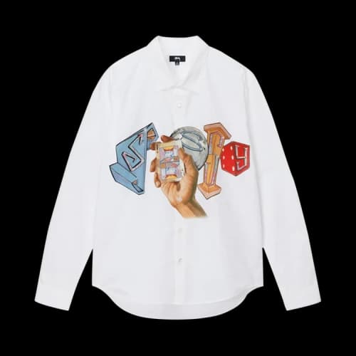 Stussy Goldie Shirt 'White'
