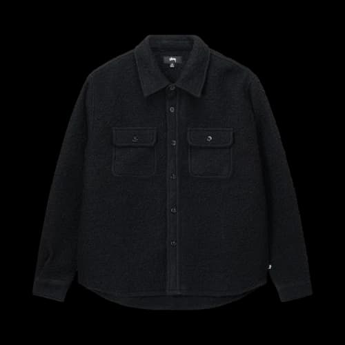 Stussy Casentino Wool CPO Shirt Black