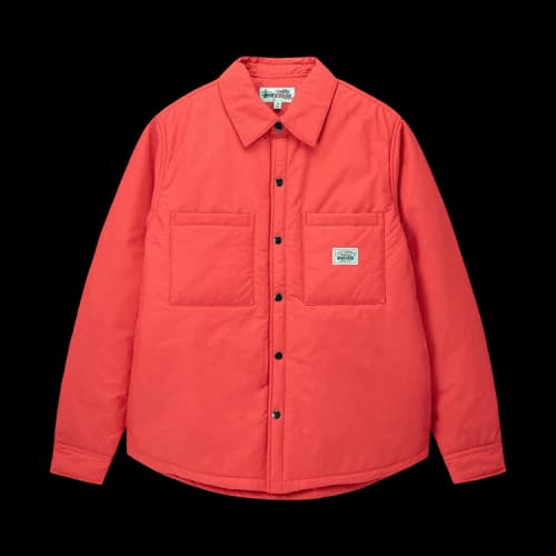 Stussy Padded Tech Over Shirt 'Red'