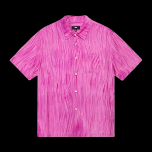 Stussy Printed Fur Shirt Pink