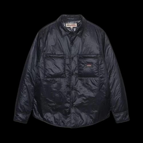 Stussy Fatigue Overshirt Nylon Jacket Black