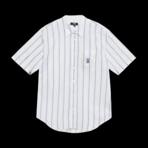 Stussy Boxy Short-Sleeve Shirt 'White'