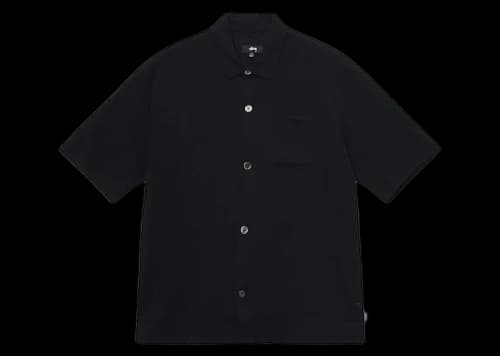 Stussy Boxy S/S Stripe Shirt Black