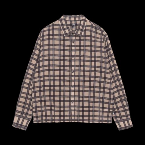 Stussy Sonoma Plaid Shirt 'Tan'