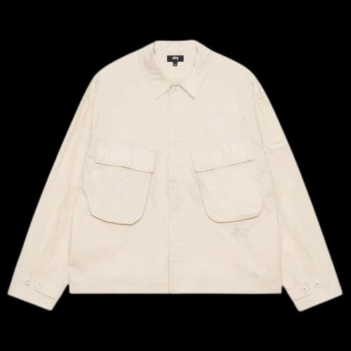 Stussy Military Overshirt 'Bone'