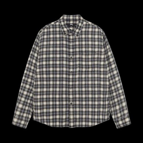 Stussy Plaid Matthew Printed Shirt Black