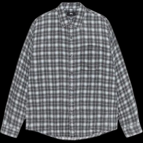 Stussy Plaid Matthew Printed Shirt Gold