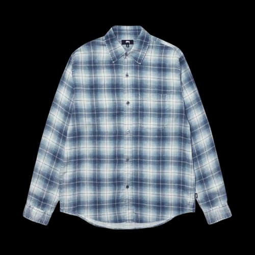 Stussy Matthew Printed Shirt 'Blue'