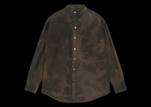 Stussy Classic Ls Shirt Sprayed Tan