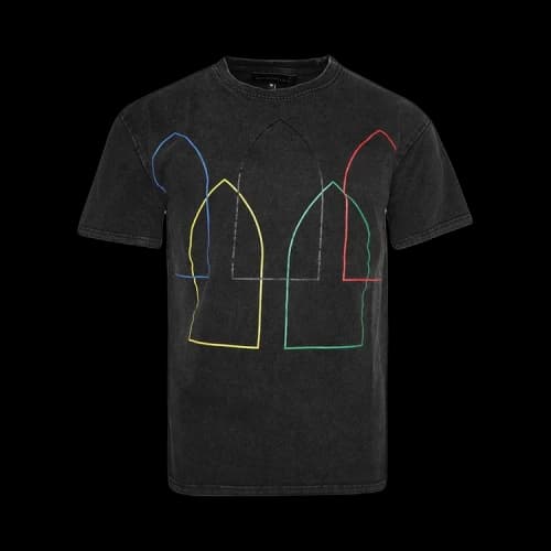 Who Decides War Interwoven Windows Short-Sleeve 'Coal'