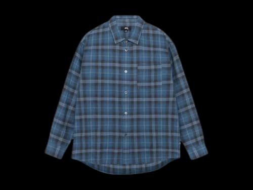 Stussy Beach Plaid Shirt (SS25) Blue